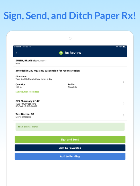 iPrescribe iPad screenshot 7 - Medical app