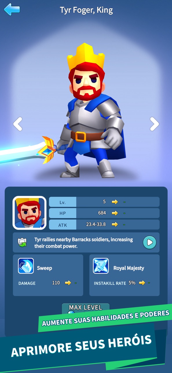 Warhorn - Kingdom Revenge iOS Mod IPA screenshot 5 - iOS game interface