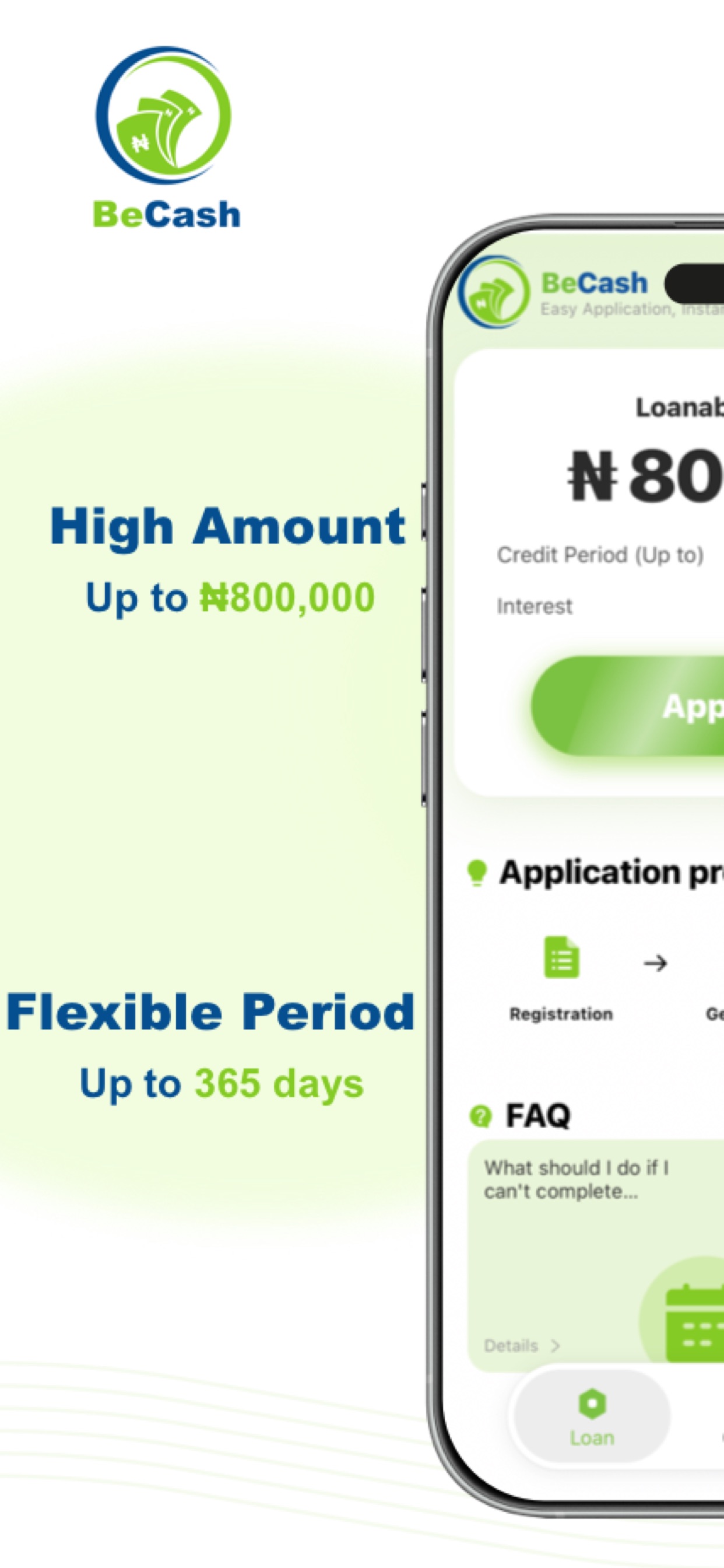 Screenshot 1 of BeCash: Quick Online Loans