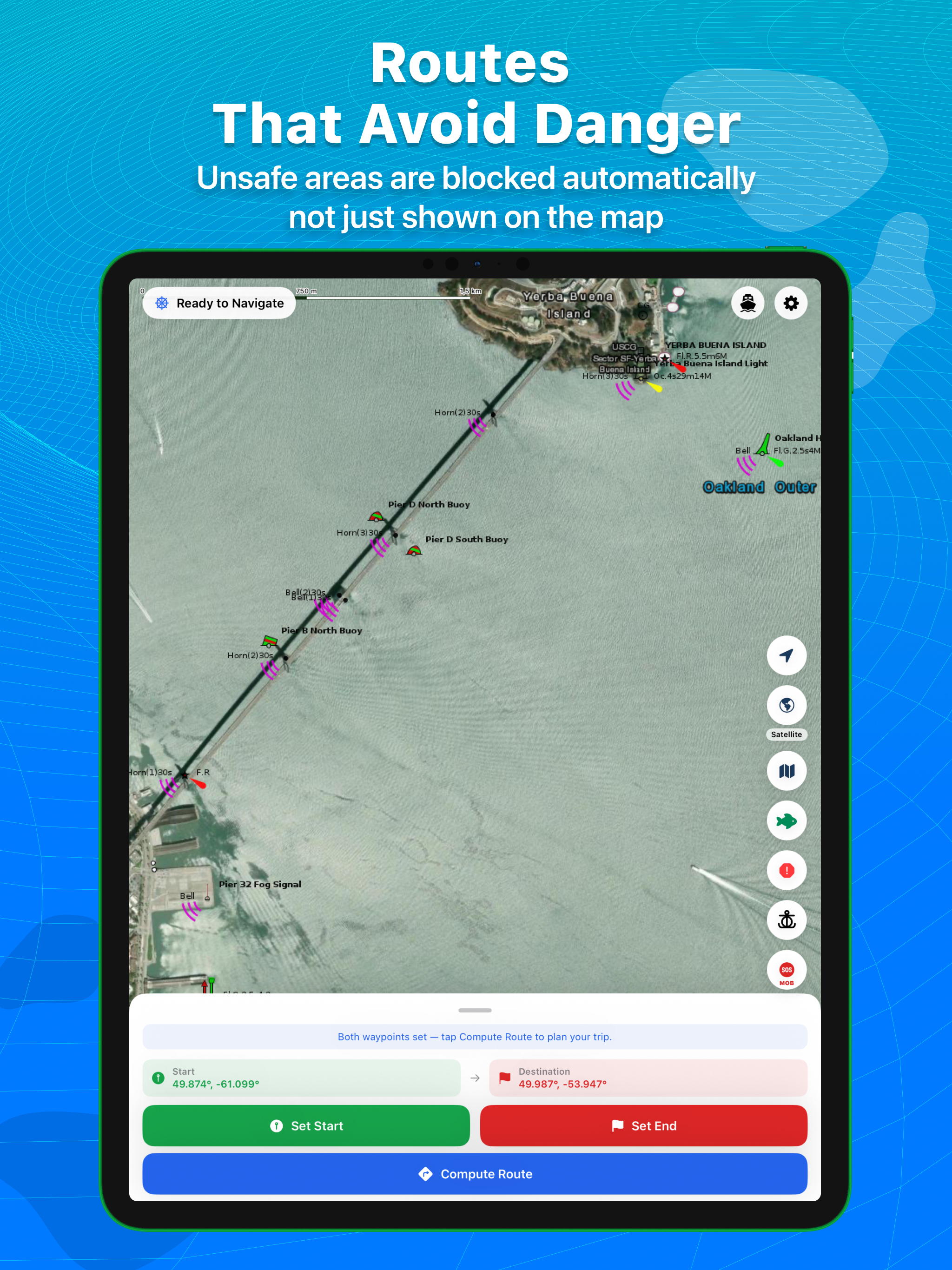 Boating Navigation GPS Offline