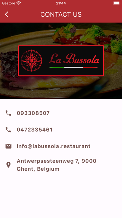 La Bussola Restaurant Screenshot