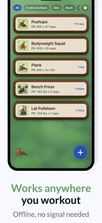 Lift Log PR Tracker screenshot 2