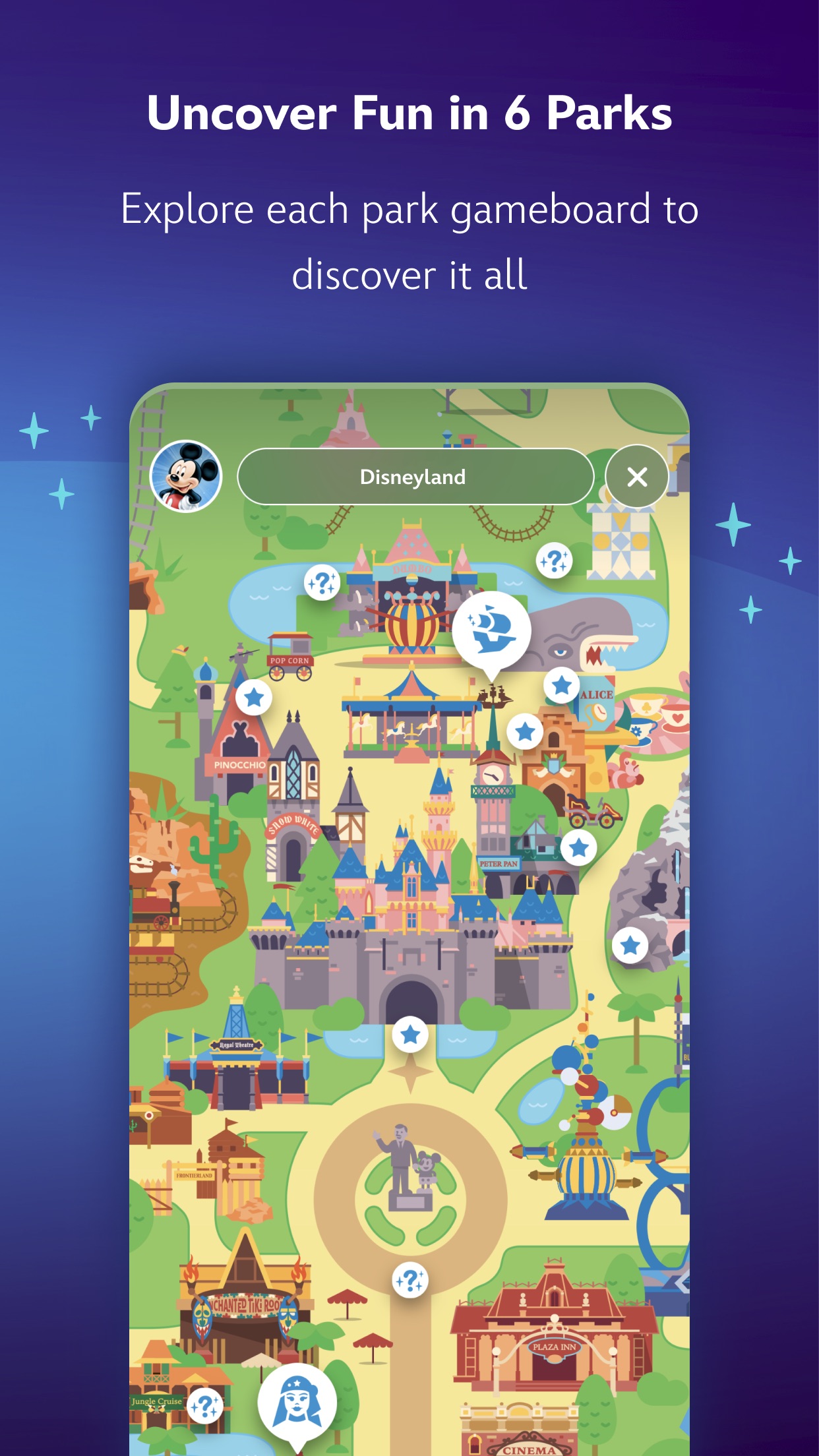 Screenshot do app Play Disney Parks