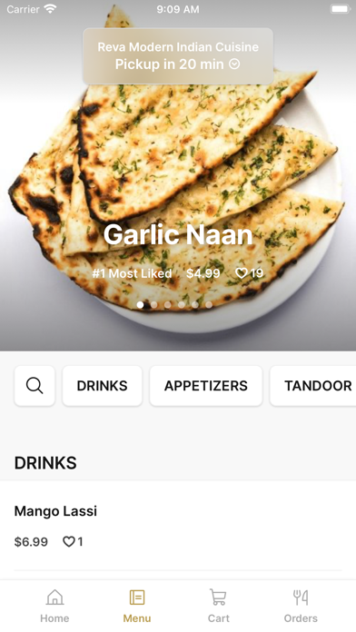 Screenshot 2 of Reva Modern Indian Cuisine App