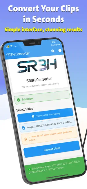 SR3H Video Converter screenshot 2