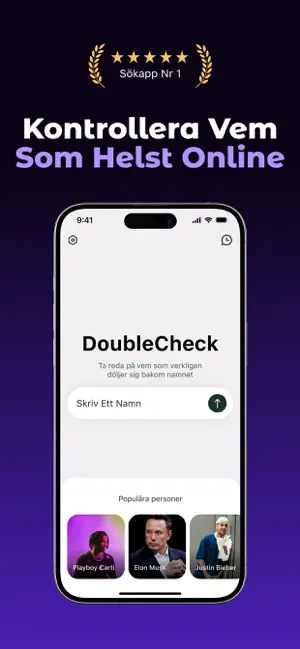 DoubleCheck: AI Personsökning iPhone screenshot 1