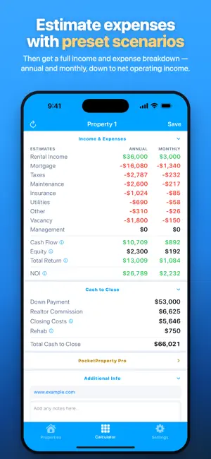 Pocket Property Calculator screenshot 3