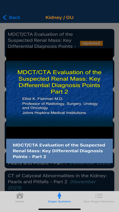 CTisus iLecture Series 25 Screenshot