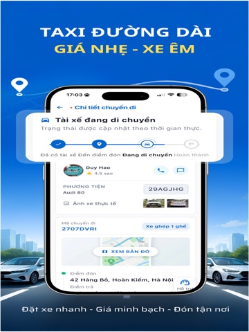 Xe Ghép Nhanh - Đặt xe iPad screenshot 2