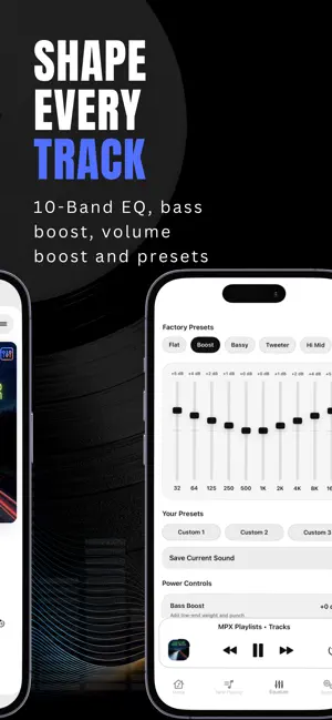 Equalizer Bass Booster MPX EQ iPhone screenshot 2