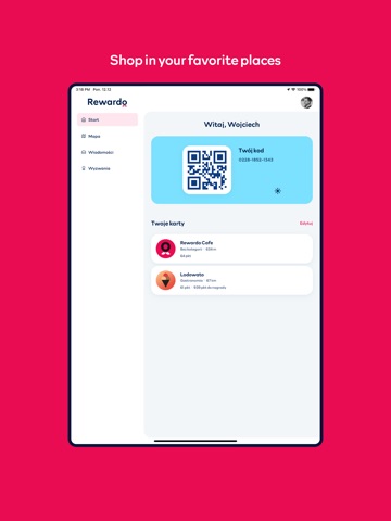 Rewardo Loyalty iPad screenshot