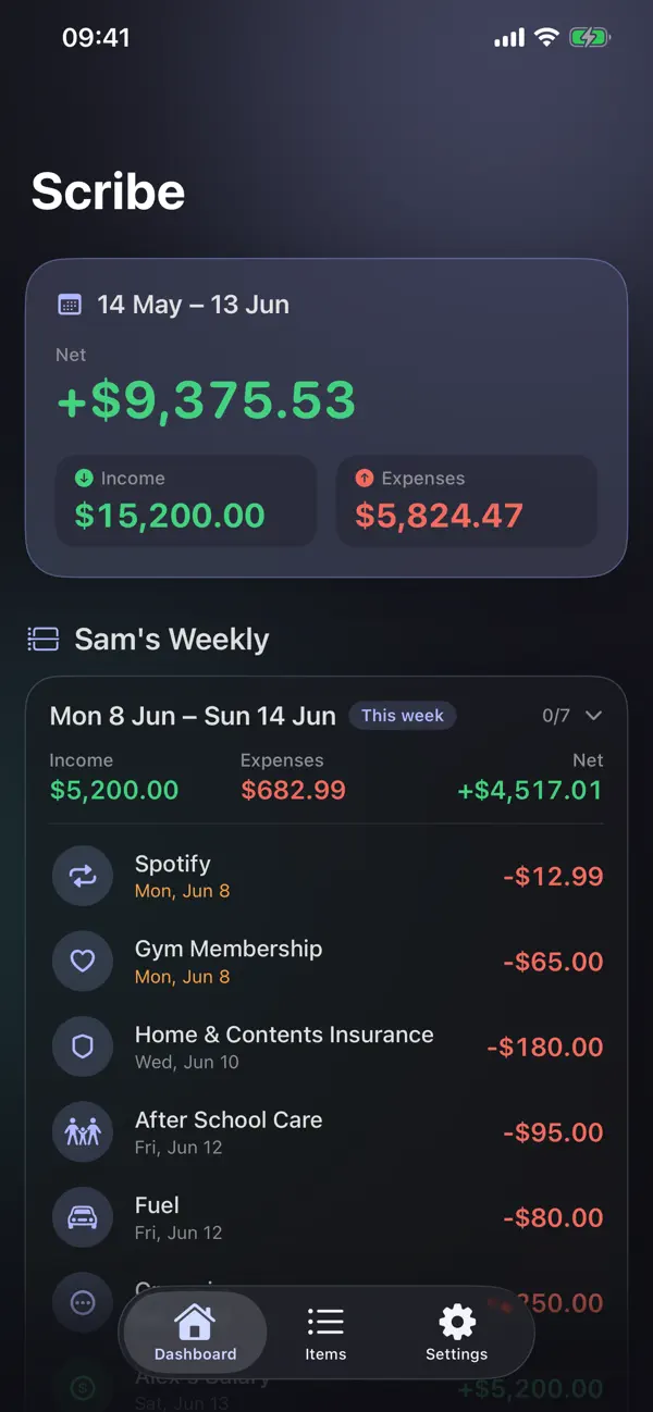 Scribe Finance Screenshot 1