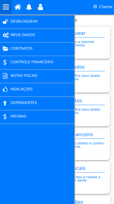 NTX Telecom app screenshot