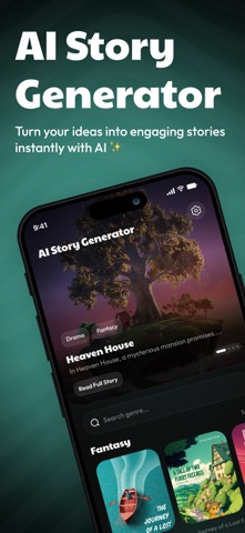 Ai Story Maker-Novel Generator iPhone screenshot