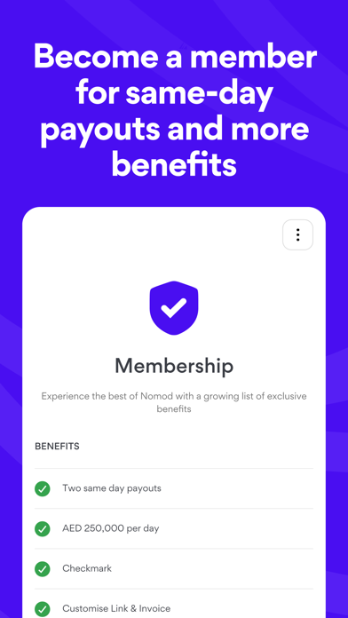 Nomod | Payment Links Screenshot