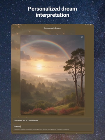 AstroLume: dream meanings iPad screenshot