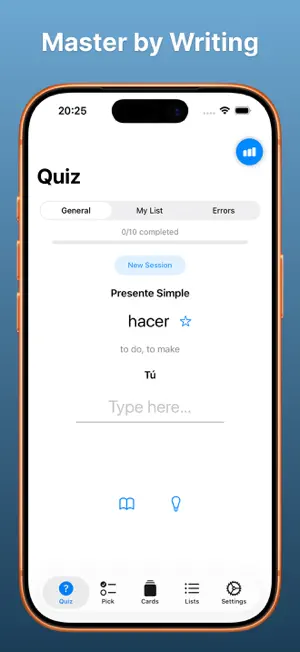 Verbooster Learn Spanish Verbs screenshot 3