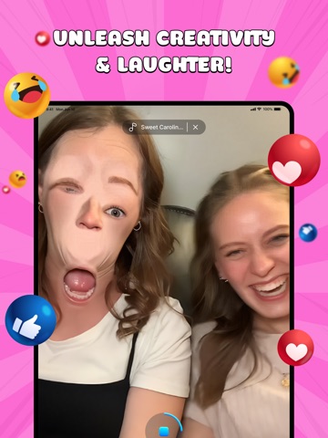 Funny Face Mashup Challenge iPad screenshot