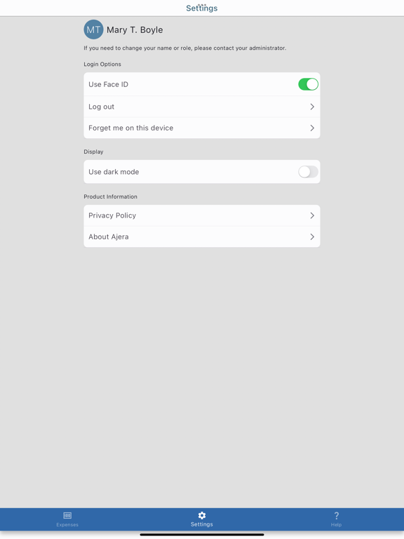 Deltek Expense for Ajera iPad screenshot 10 - Business app