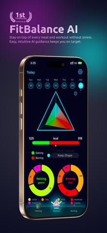 AI FitBalance: 卡路里追踪器 screenshot