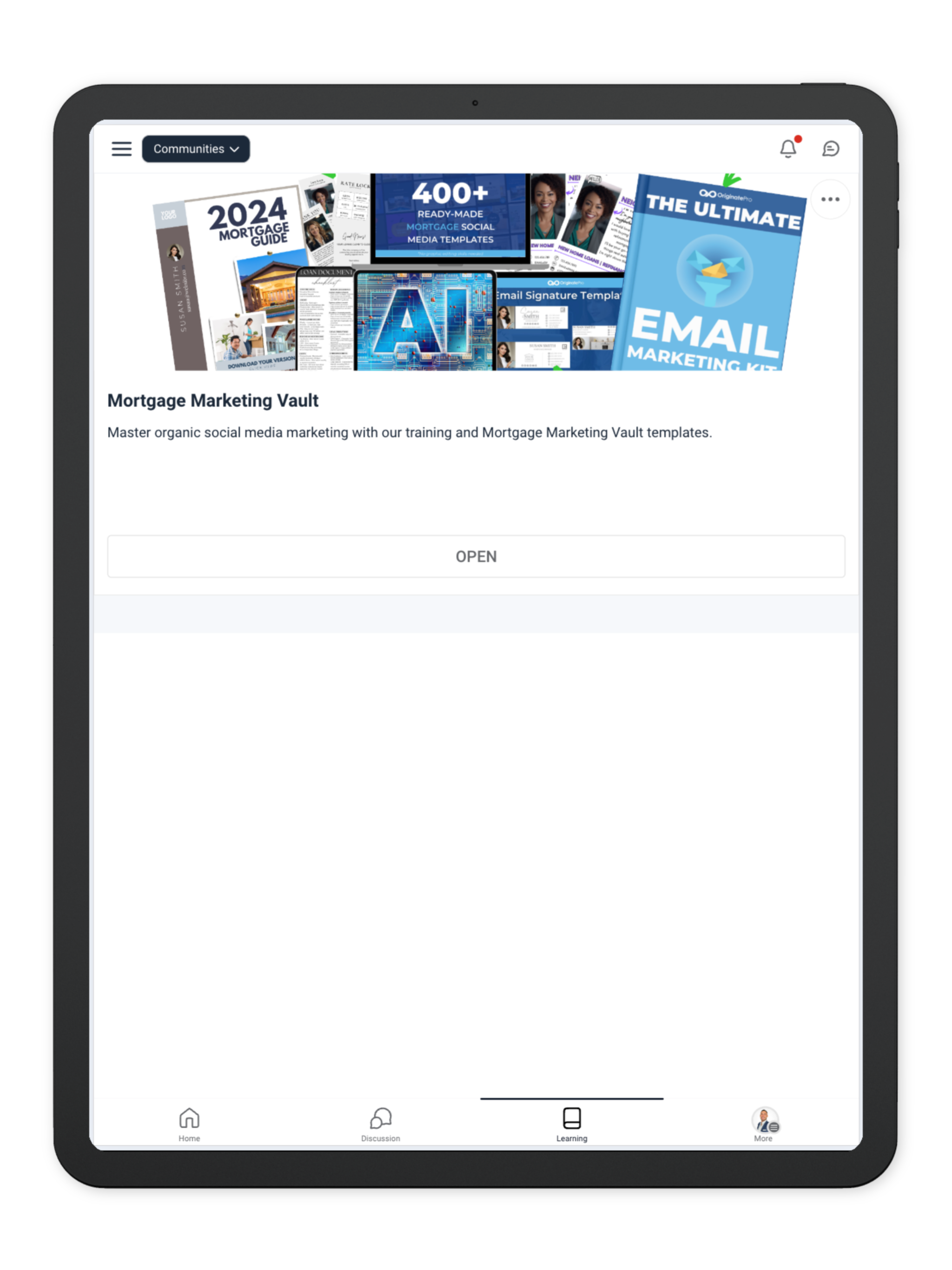 OriginatePro Portal