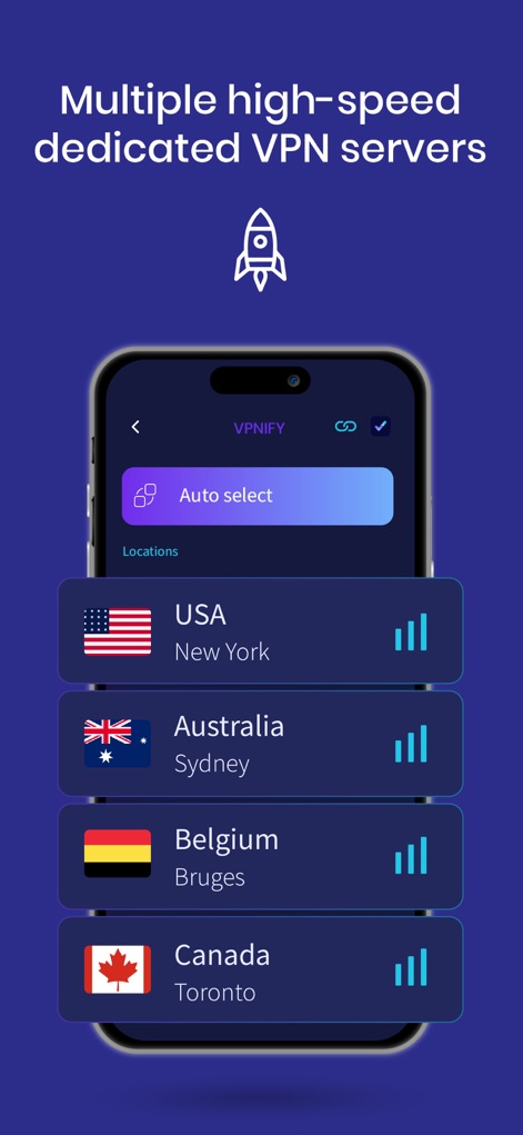 VPNIFY - Unlimited VPN - Global Server Network