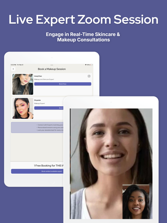 ForeverBeauty Skincare Makeup iPad screenshot 7 - Health & Fitness app