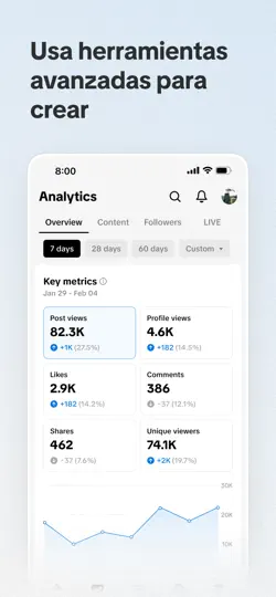 Captura de pantalla de TikTok Studio en iPhone 5