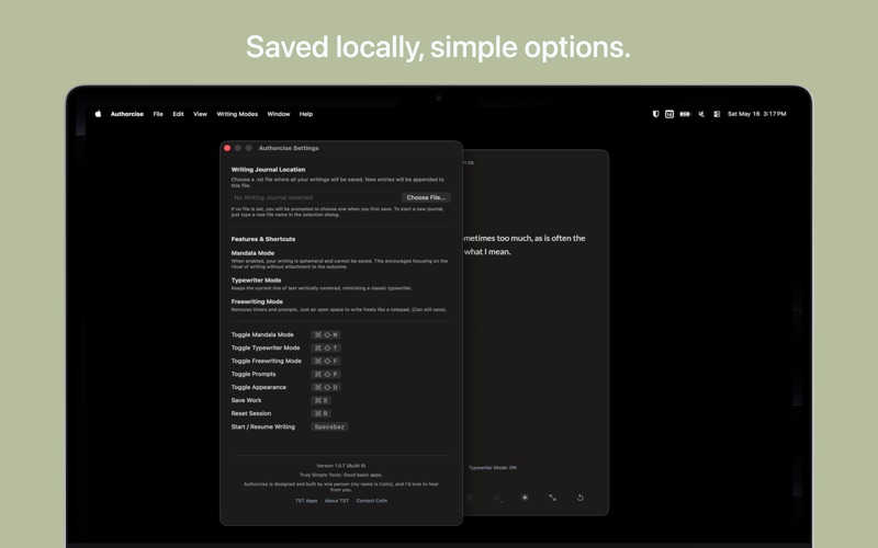 Authorcise screenshot 3