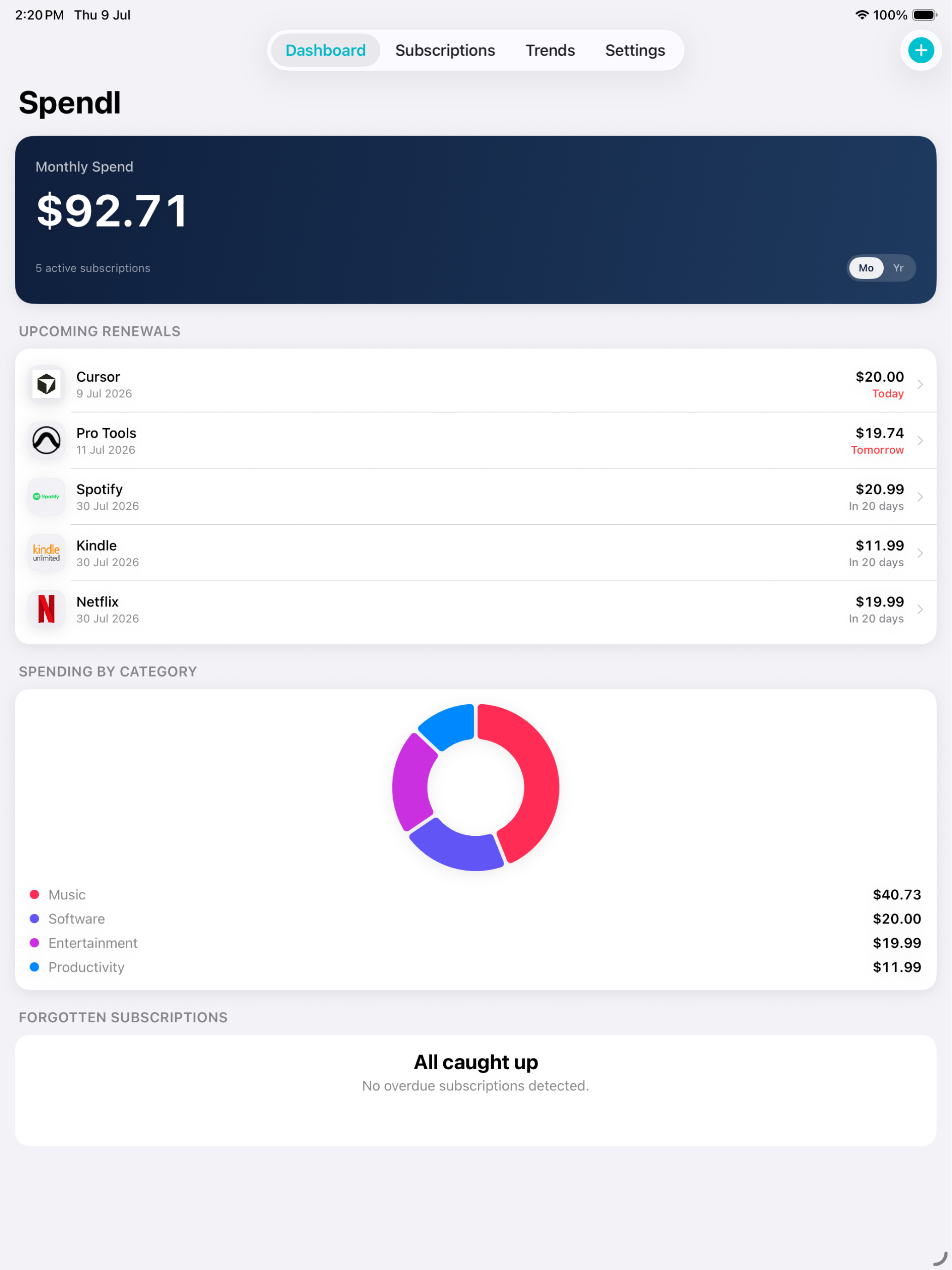 Spendl screenshot 13