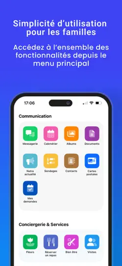 Capture d'écran de Familizz sur iPhone 6