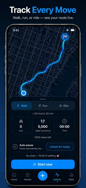 Velpa: Step Counter Pedometer screenshot 3