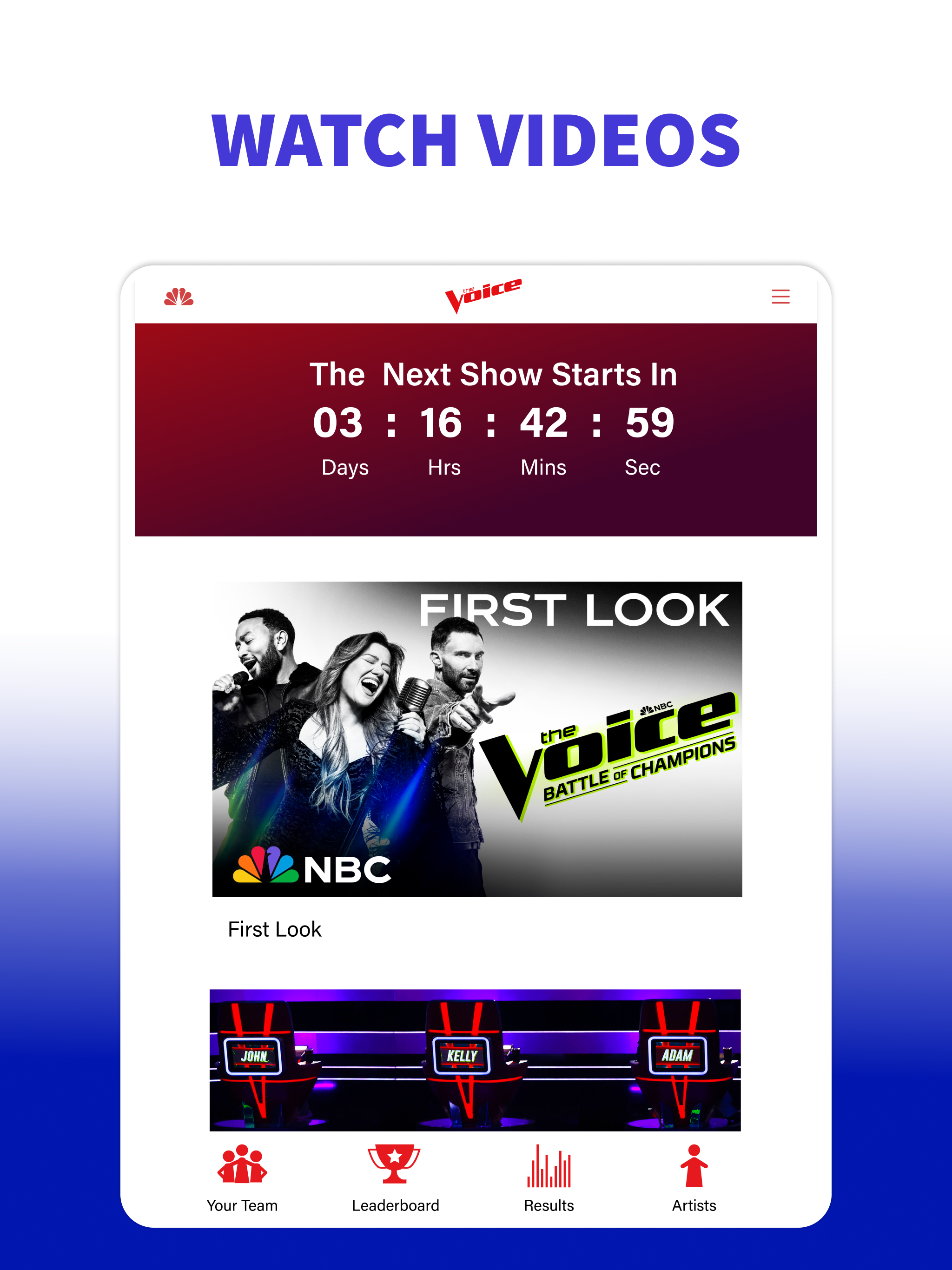 The Voice Official App on NBC