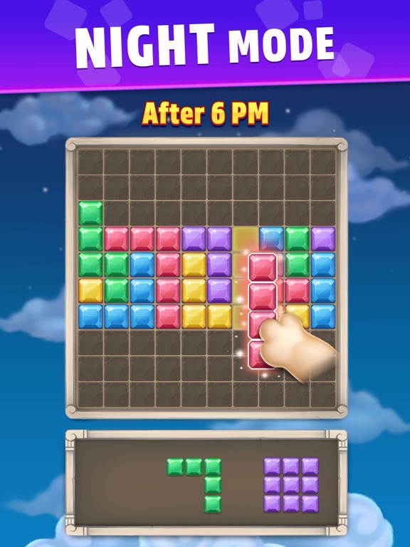Screenshot #6 pour Jewel Block Puzzle Brain Game