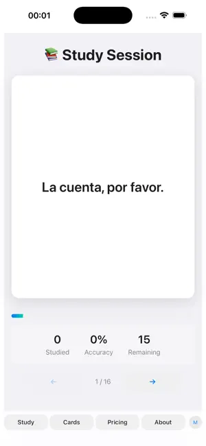 GenDeck - AI Flashcards screenshot 1