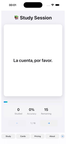 GenDeck - AI Flashcards Screenshot 1 of 5