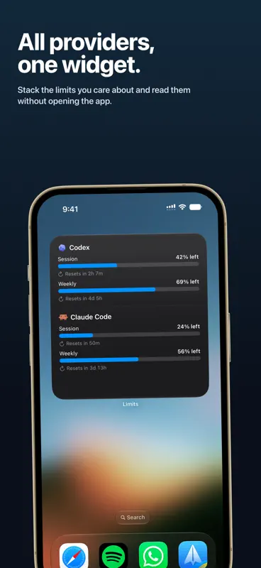 Limits: AI Usage Tracker screenshot 3 of 7