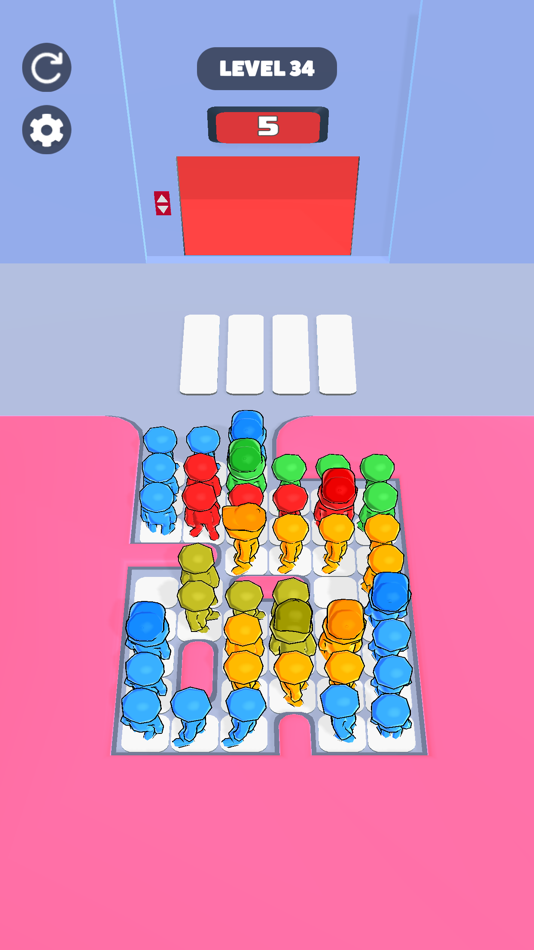 #3. Elevator Rush 3D (iOS) De: 3A YAPIM VE YAZILIM DANISMANLIK LIMITED SIRKETI