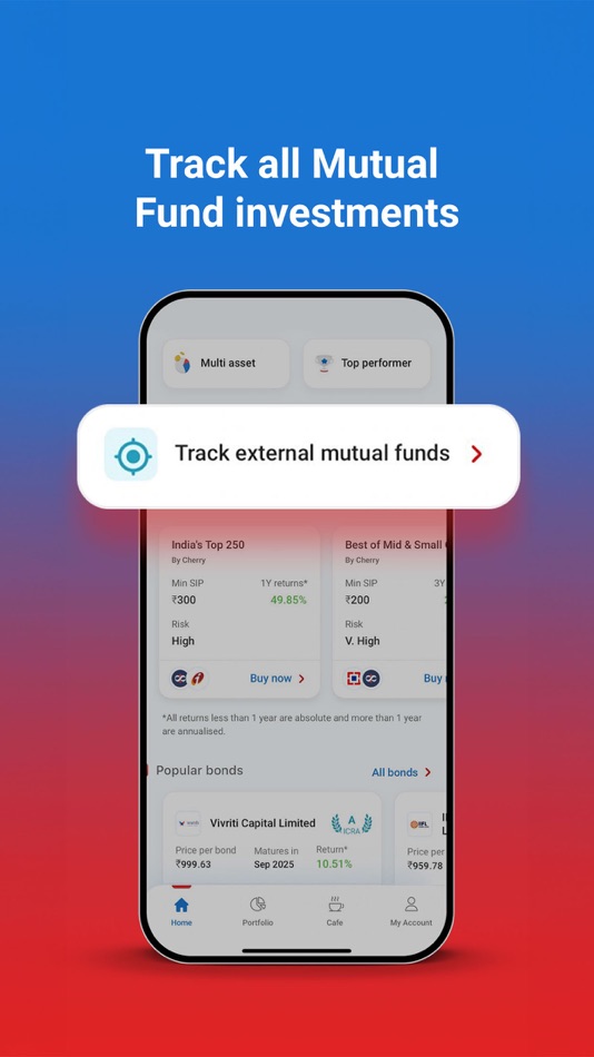 #4. Kotak Cherry: MFs, SIPs (iOS) 由: Kotak Alternate Asset Managers Limited