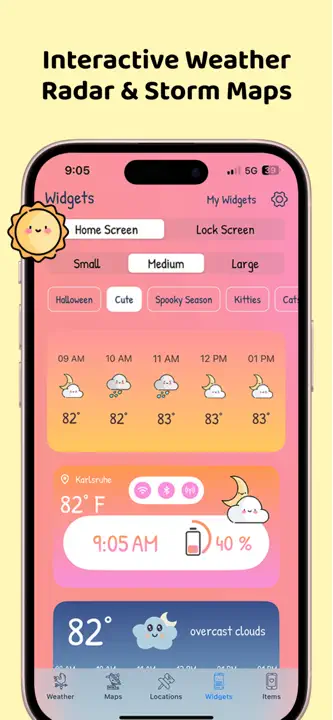 CuteWeather: Screenshot 6 von 9