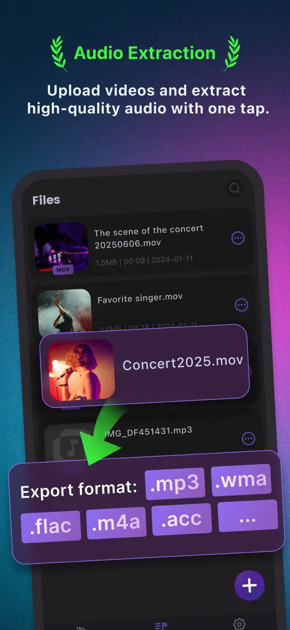 Screenshot #3 pour Convertisseur média audio