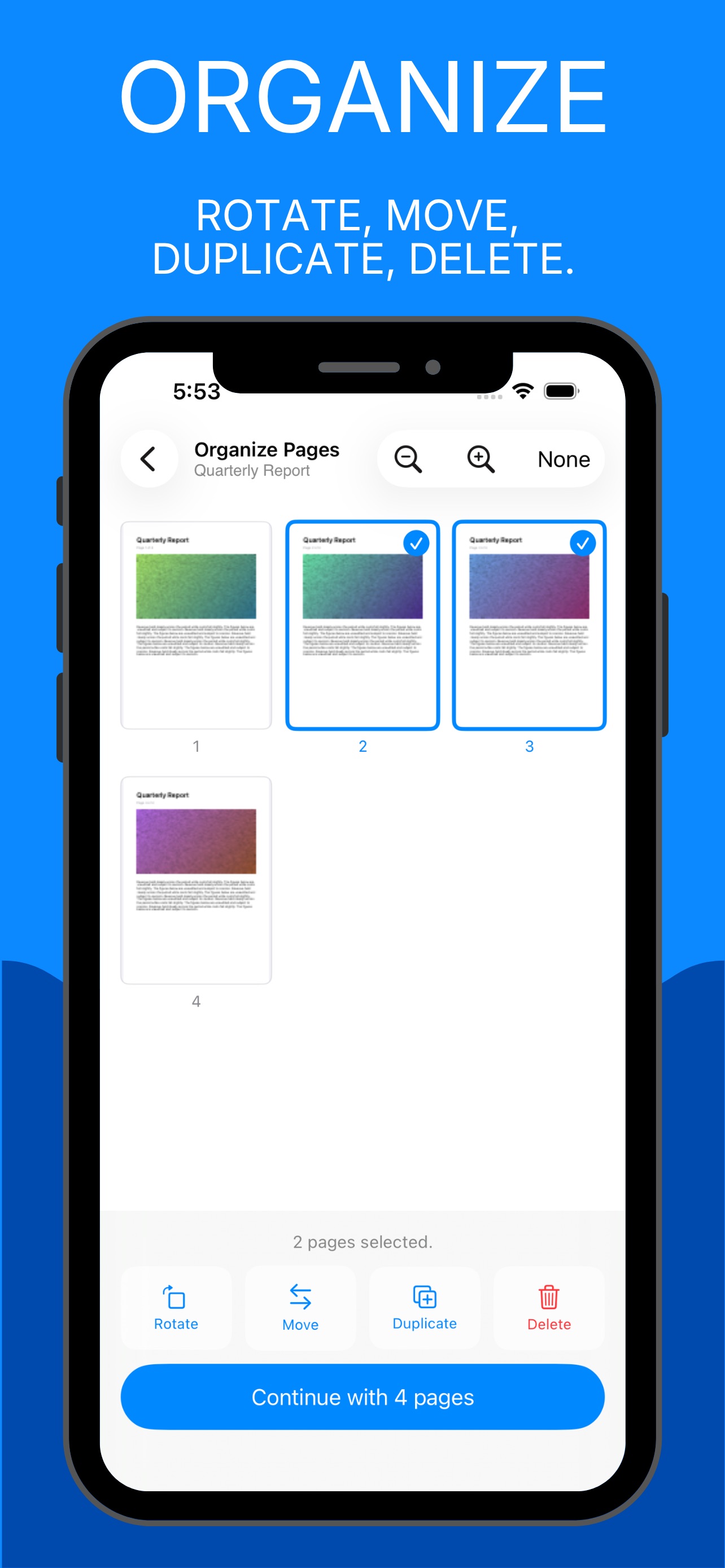 Screenshot 3 of PDF Tasks: Scan, Edit, Protect