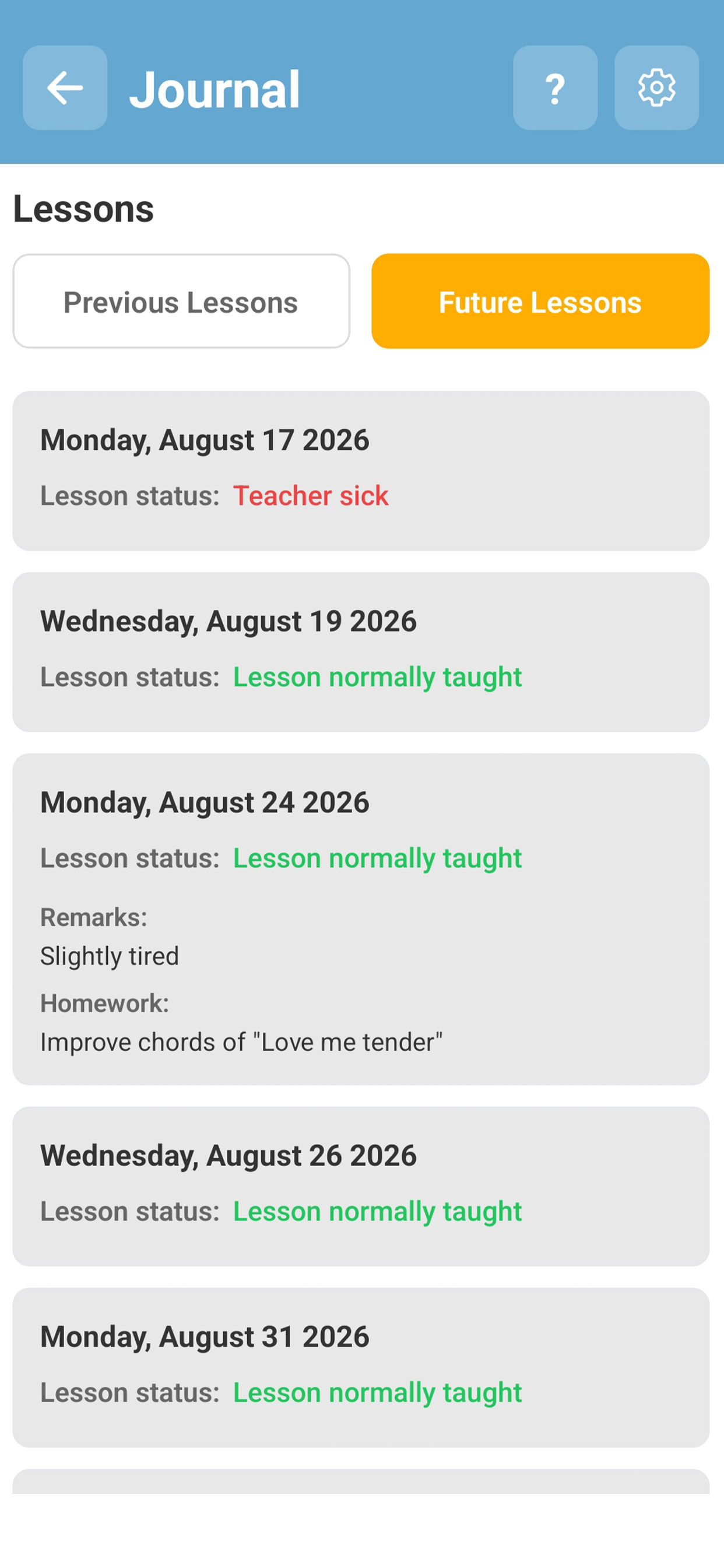 MusicScoodle Teachers screenshot 2