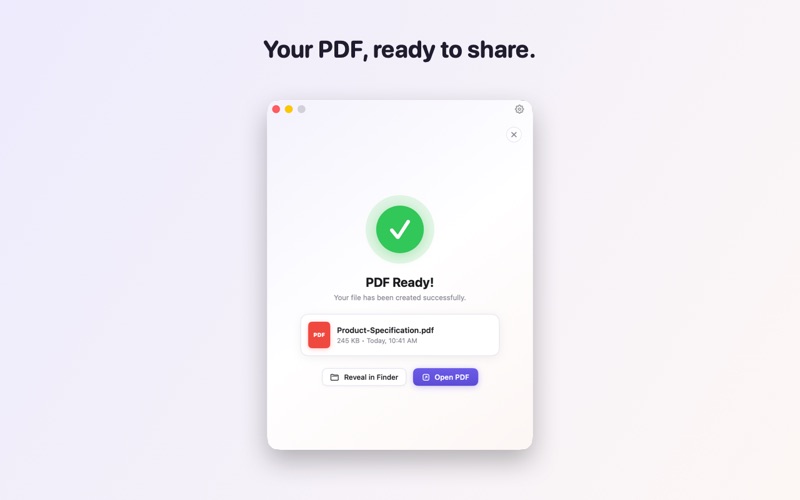 MD to PDF Converter screenshot