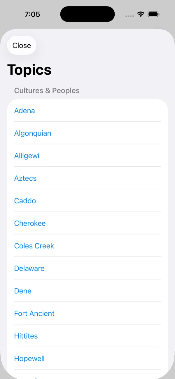 Screenshot #2 pour Ai American Archaelogy