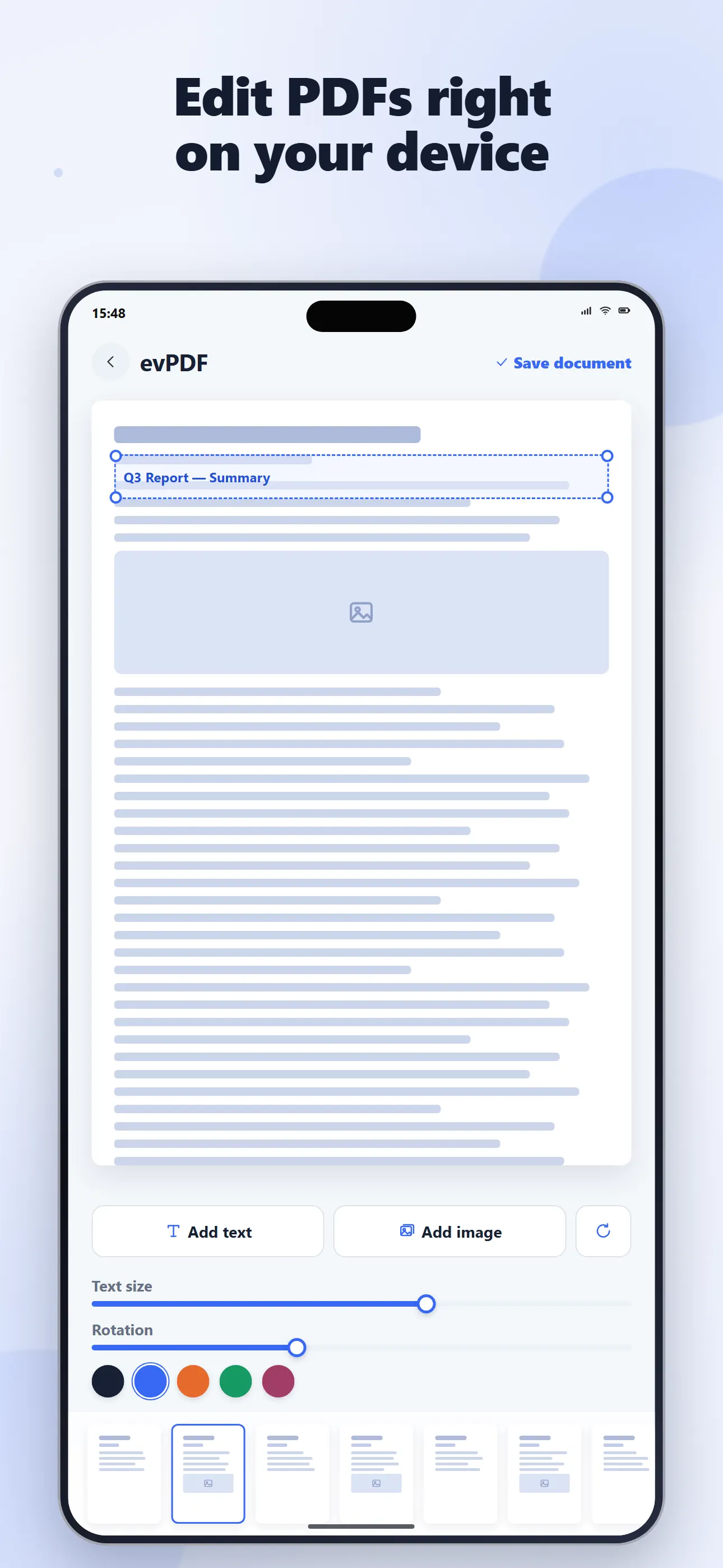 #7. evPDF: 16-in-1 PDF Tools (iOS) Ved: Evgenii Evsiukov