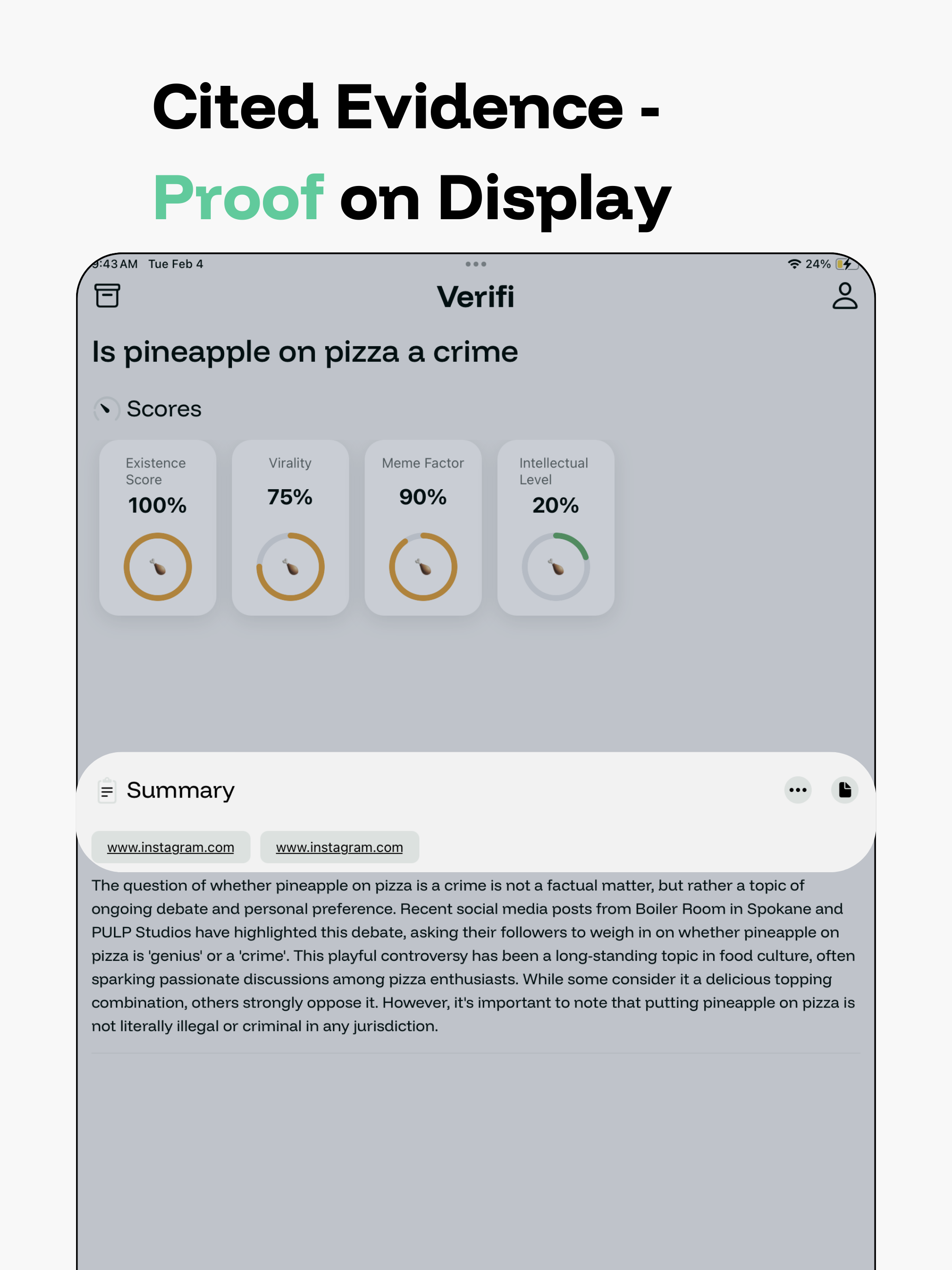 Verifi - Fact checker