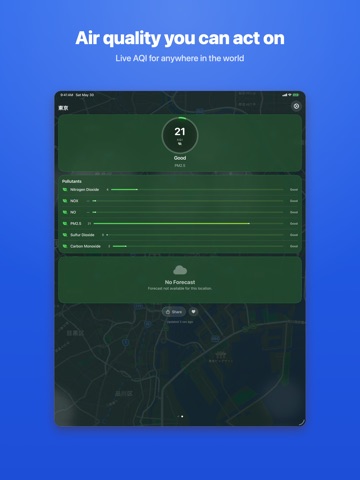 Smog Report iPad screenshot