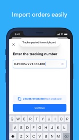 Spoke Package Tracker screenshot