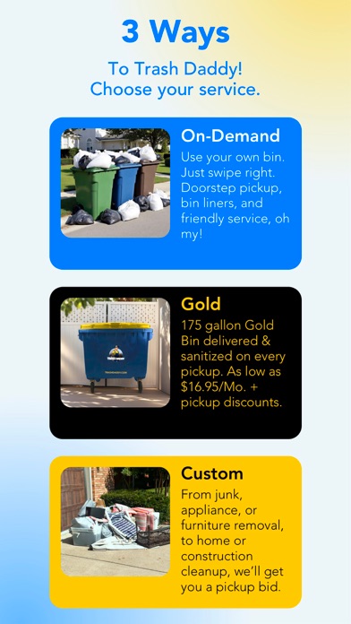 Trash Daddy iPhone screenshot 2 - Lifestyle app